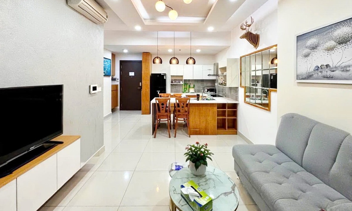The Tresor cho thuê căn hộ 2 phòng ngủ trang bị đầy đủ nội thất giá tốt