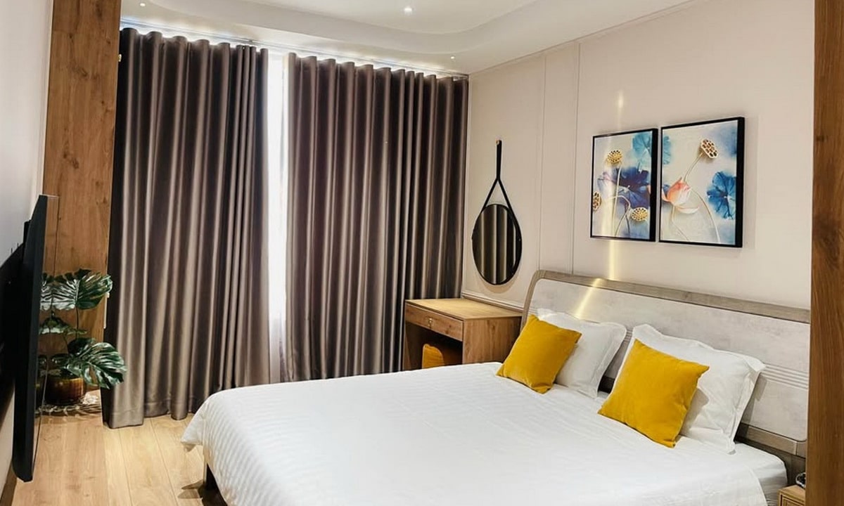 The Tresor cho thuê căn hộ 3 phòng ngủ full nội thất xịn lầu cao view đẹp