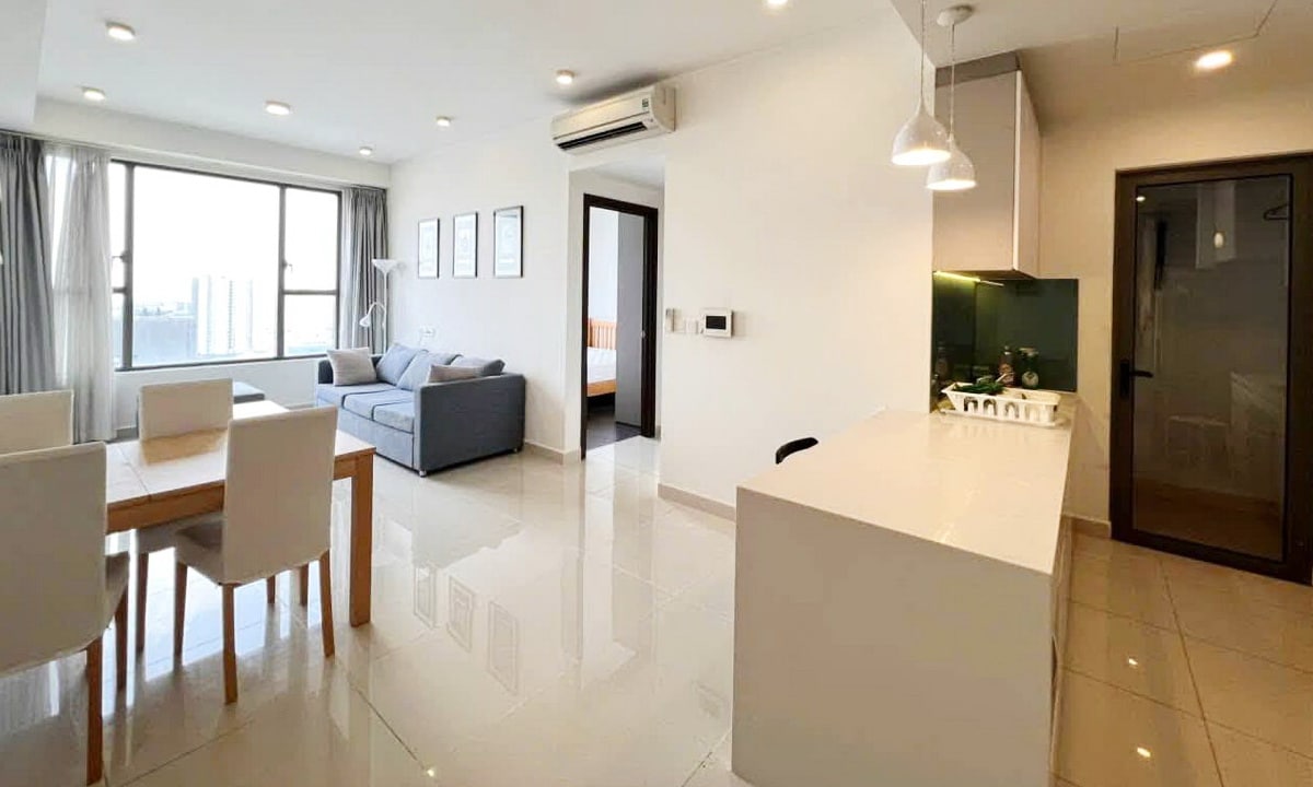 The Tresor cho thuê căn hộ 3 phòng ngủ đầy đủ nội thất lầu cao view sông