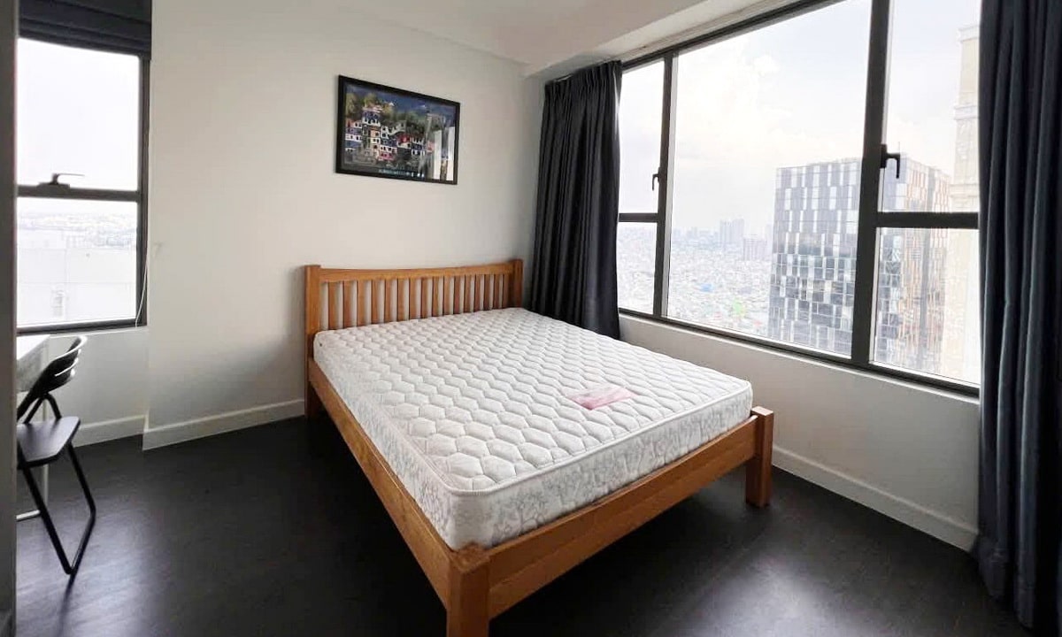 The Tresor cho thuê căn hộ 3 phòng ngủ đầy đủ nội thất lầu cao view sông