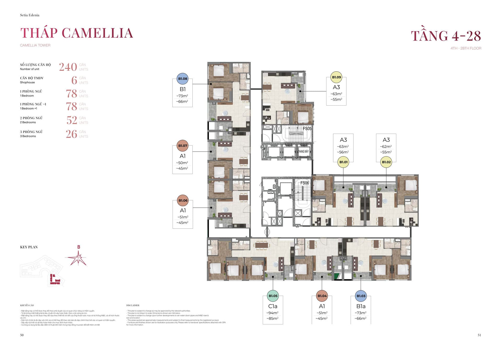 Mặt bằng căn hộ Setia Edenia: Thiết kế layout và diện tích