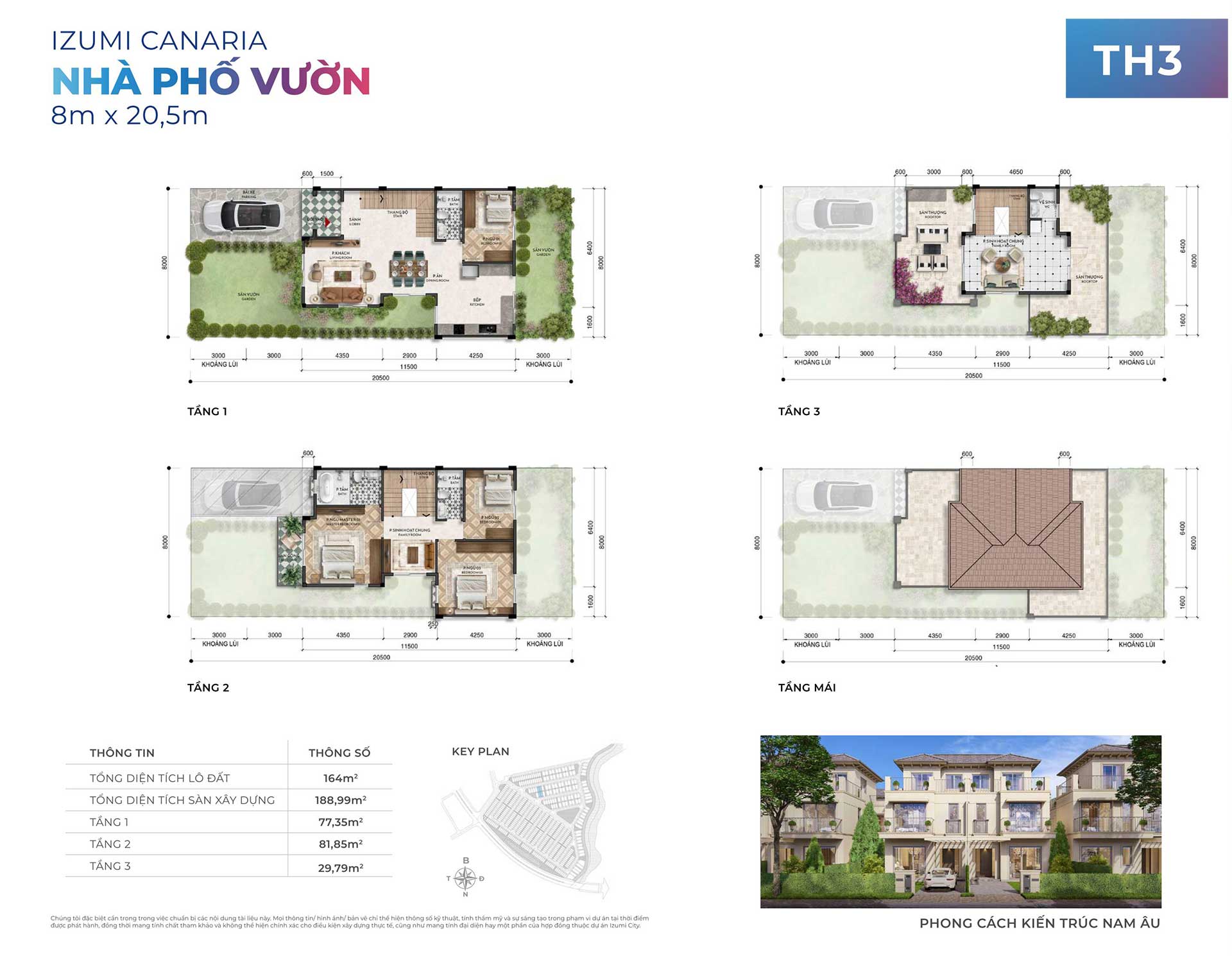 Mặt bằng dự án Izumi Canaria: Quy hoạch 461 sản phẩm