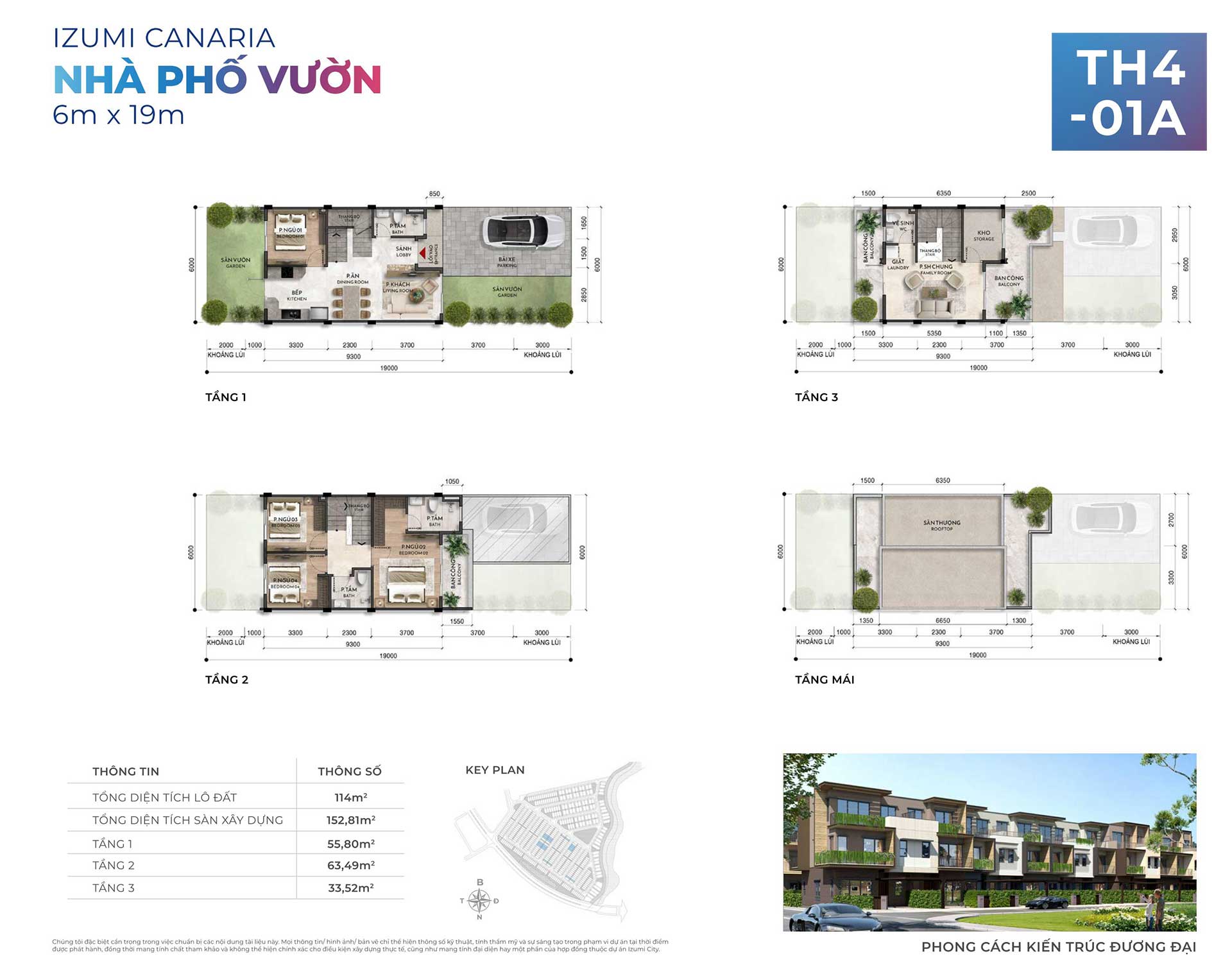 Mặt bằng dự án Izumi Canaria: Quy hoạch 461 sản phẩm