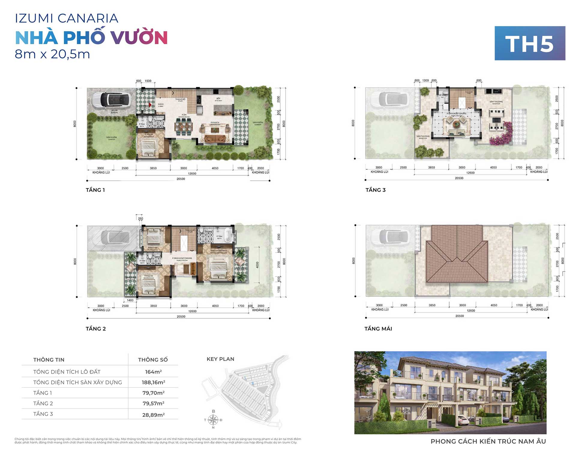 Mặt bằng dự án Izumi Canaria: Quy hoạch 461 sản phẩm