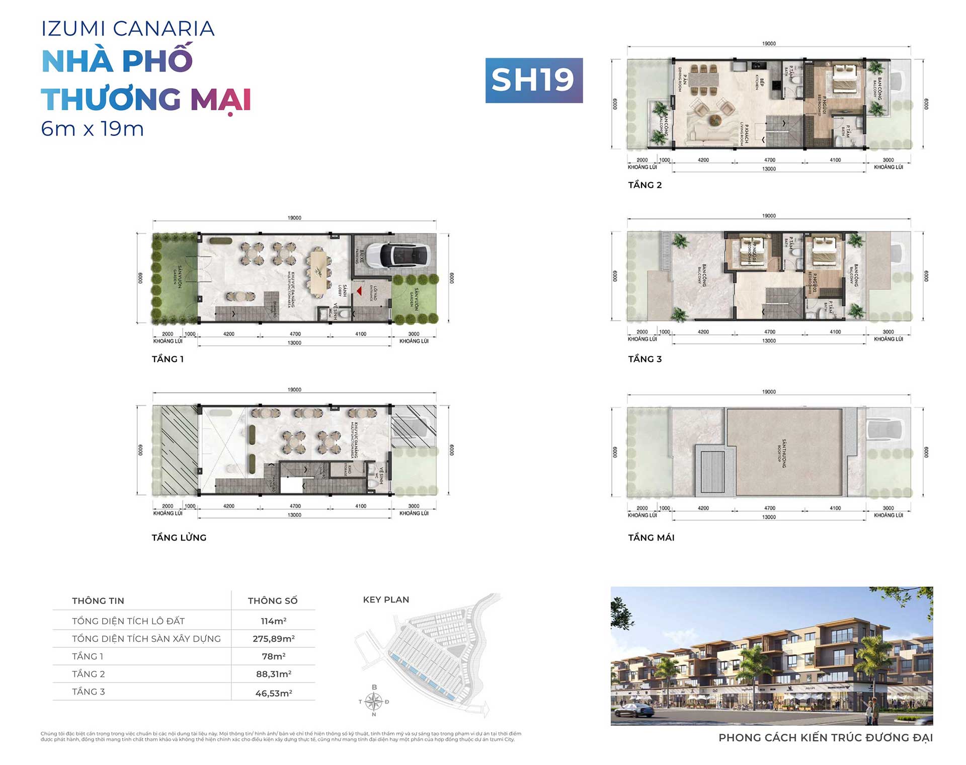 Mặt bằng dự án Izumi Canaria: Quy hoạch 461 sản phẩm
