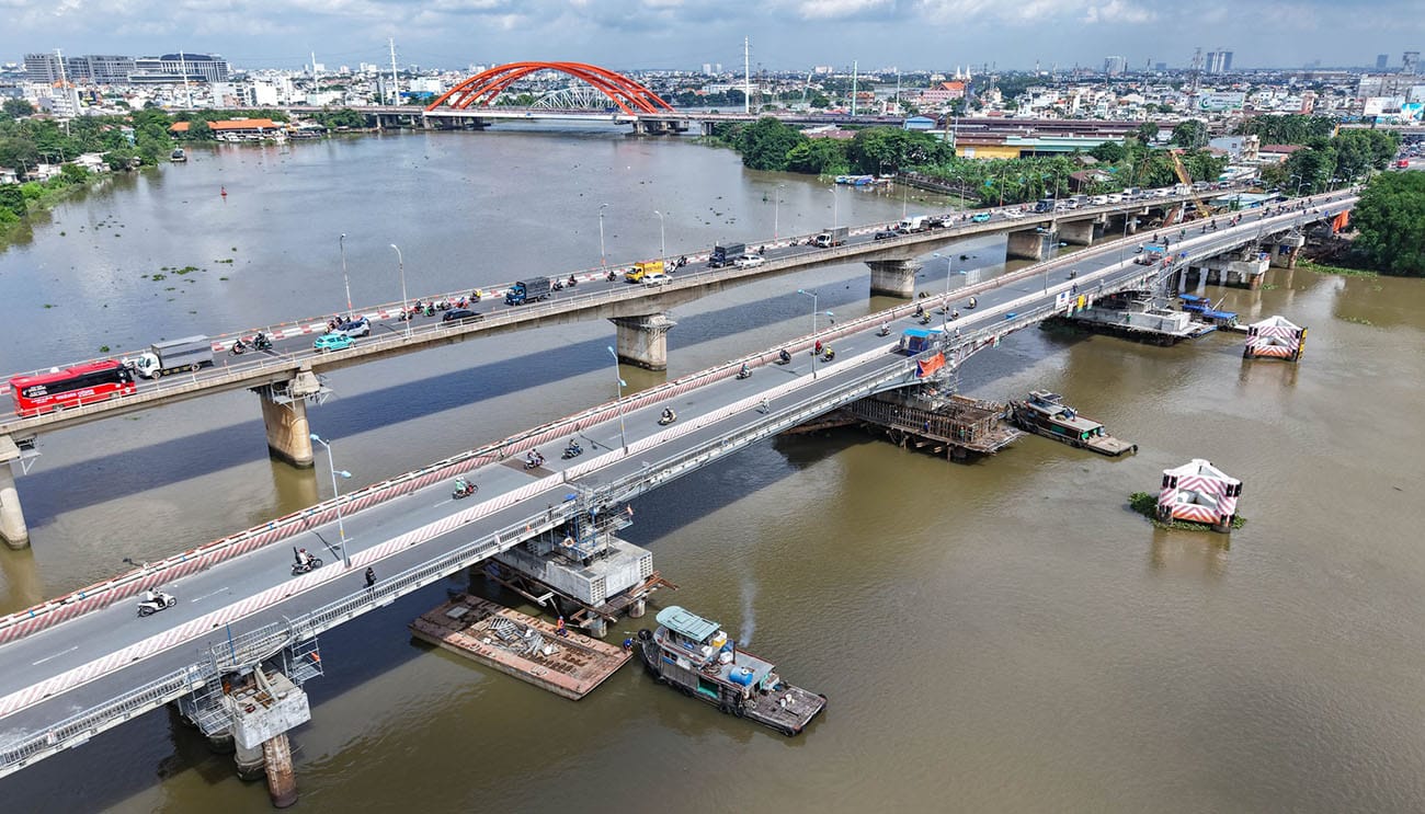 Cầu Bình Triệu 1: Hướng lưu thông, cầu Bình Triệu 2 và tiến độ Quốc lộ 13