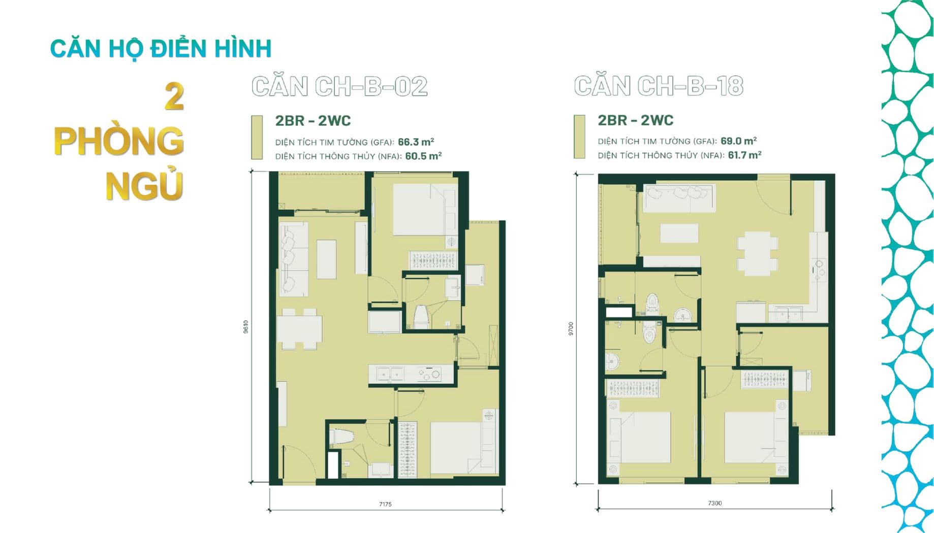 Mặt bằng căn hộ Happy One Mori: Layout, diện tích chi tiết