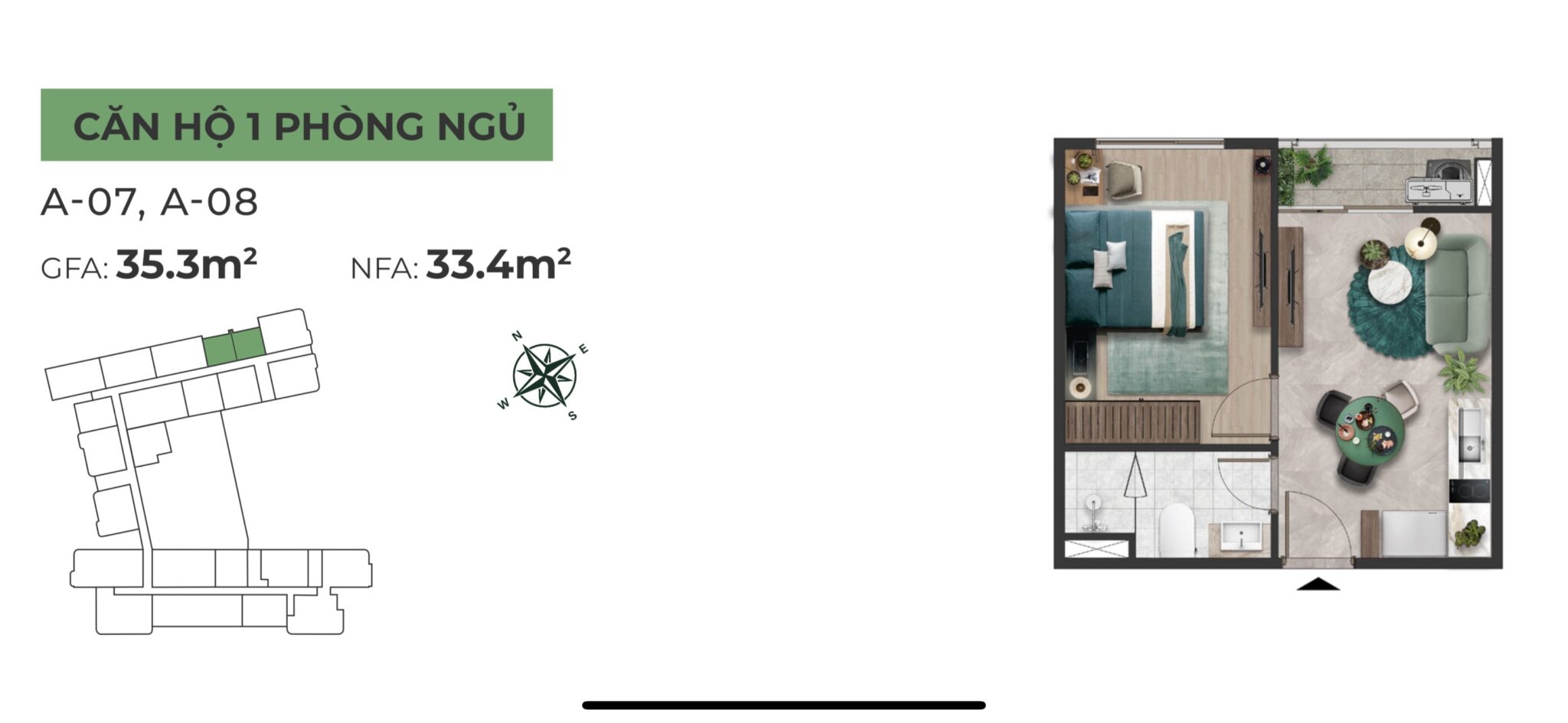 Mặt bằng căn hộ The Emerald 68: Layout, thiết kế chi tiết