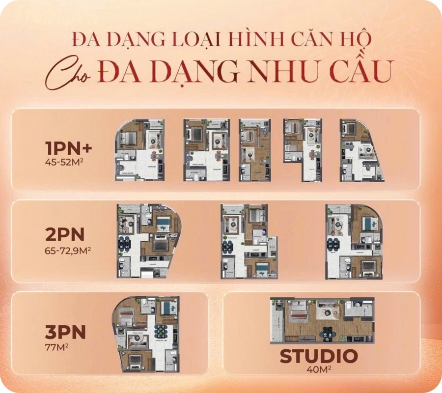 Mặt bằng căn hộ A&K Tower và thiết kế layout chi tiết