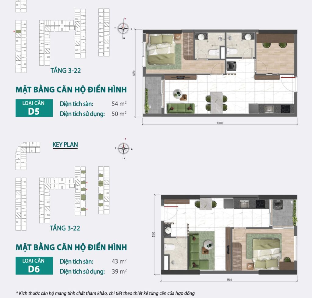 Mặt bằng căn hộ Bcons Central Park