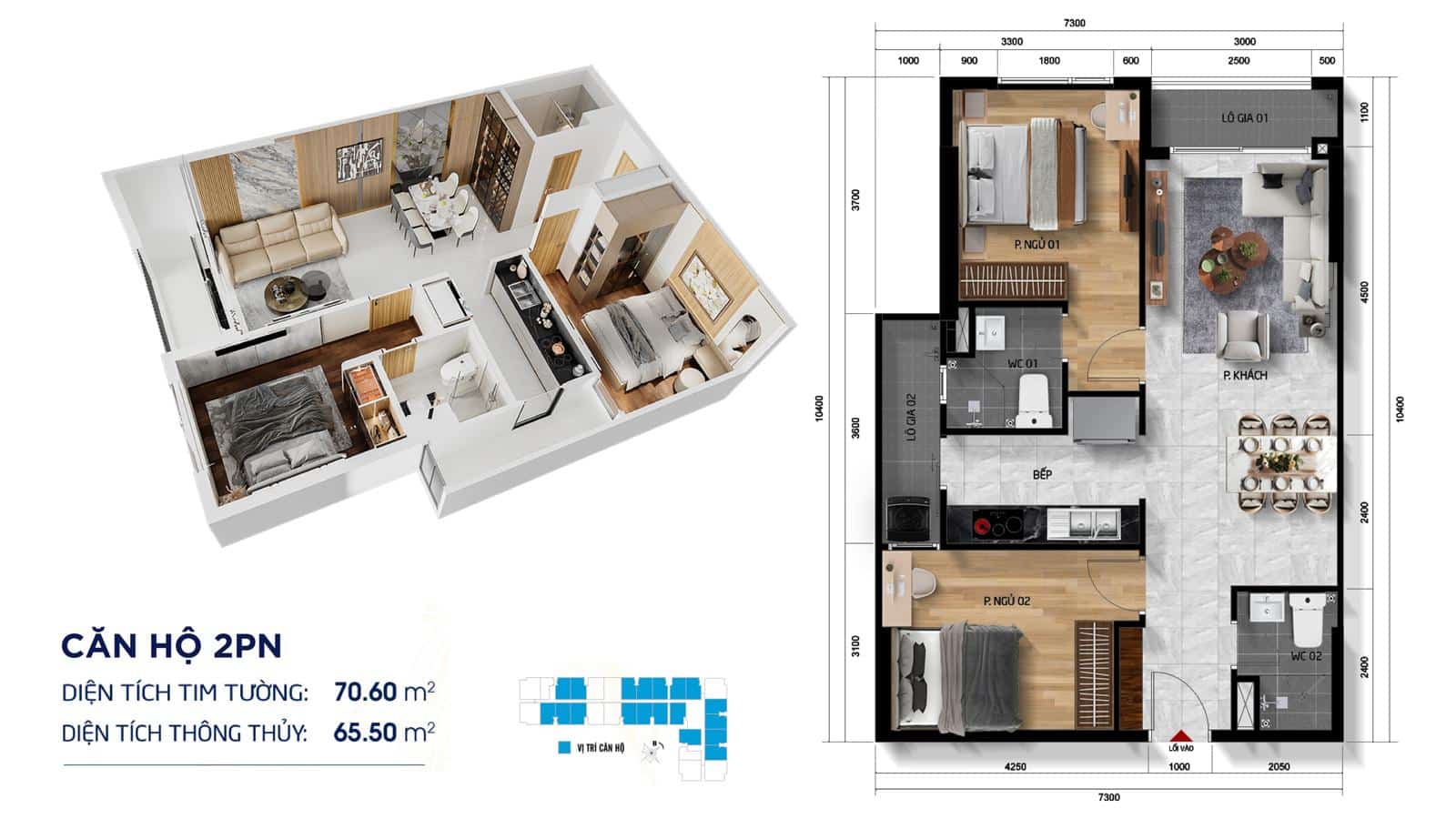 Mặt bằng căn hộ Symlife Thuận An: Layout tối ưu không gian sống