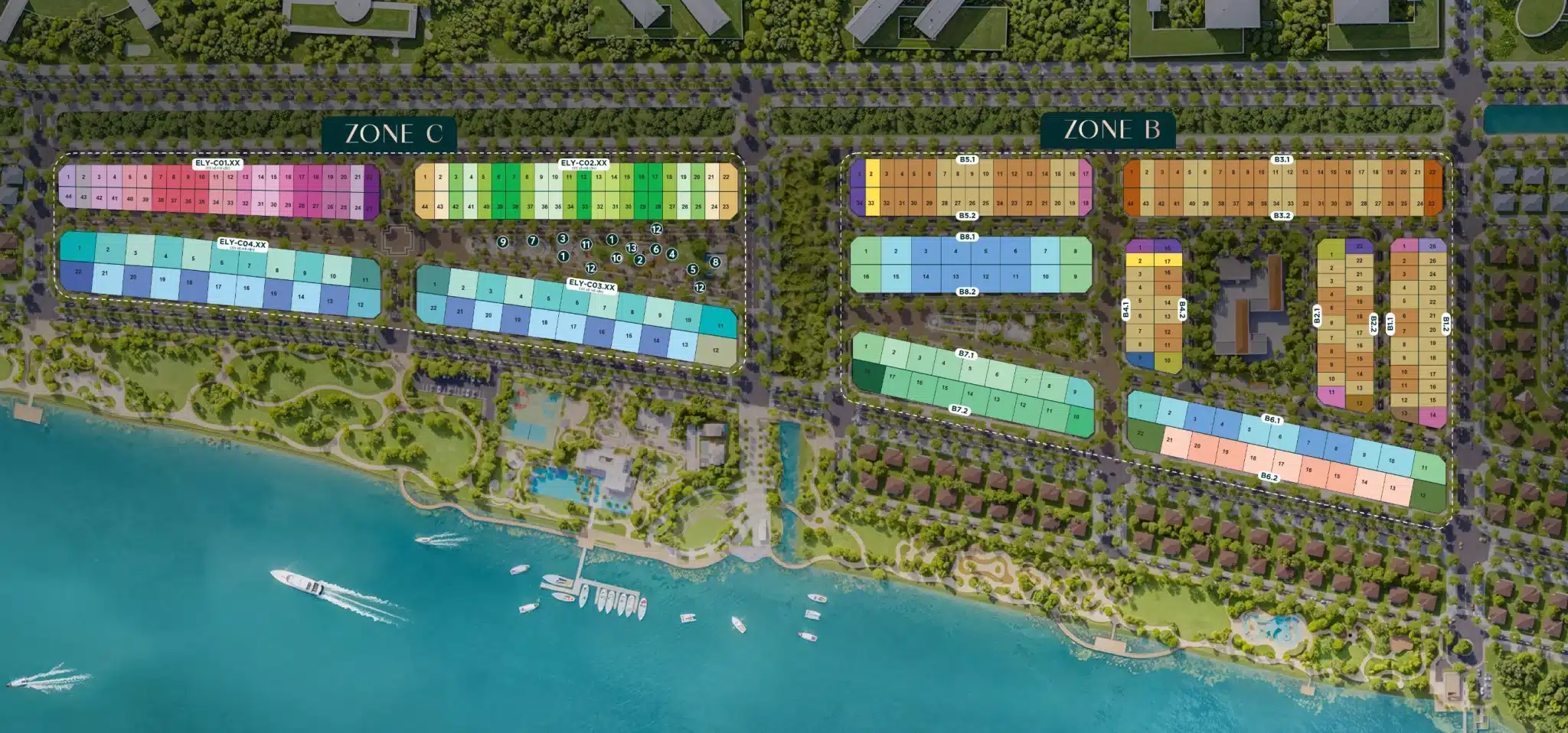 Mặt bằng dự án Elyse Island: Quy hoạch chi tiết