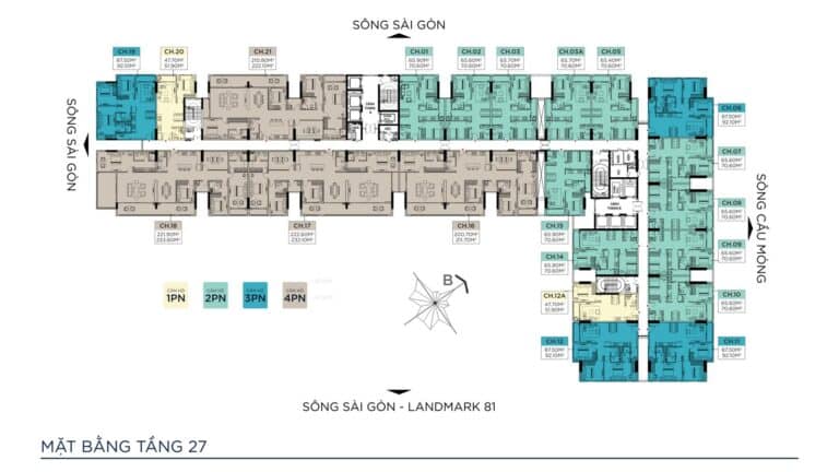 Mặt bằng căn hộ Symlife Thuận An: Layout tối ưu không gian sống