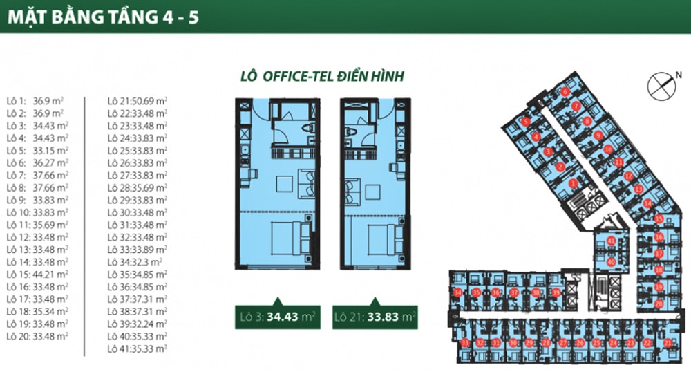 Mặt bằng căn hộ Garden Gate: Layout và thiết kế chi tiết