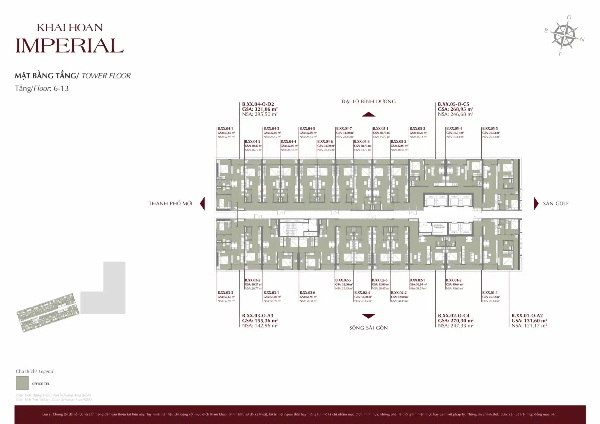 Mặt bằng căn hộ Khải Hoàn Imperial: Thiết kế và layout