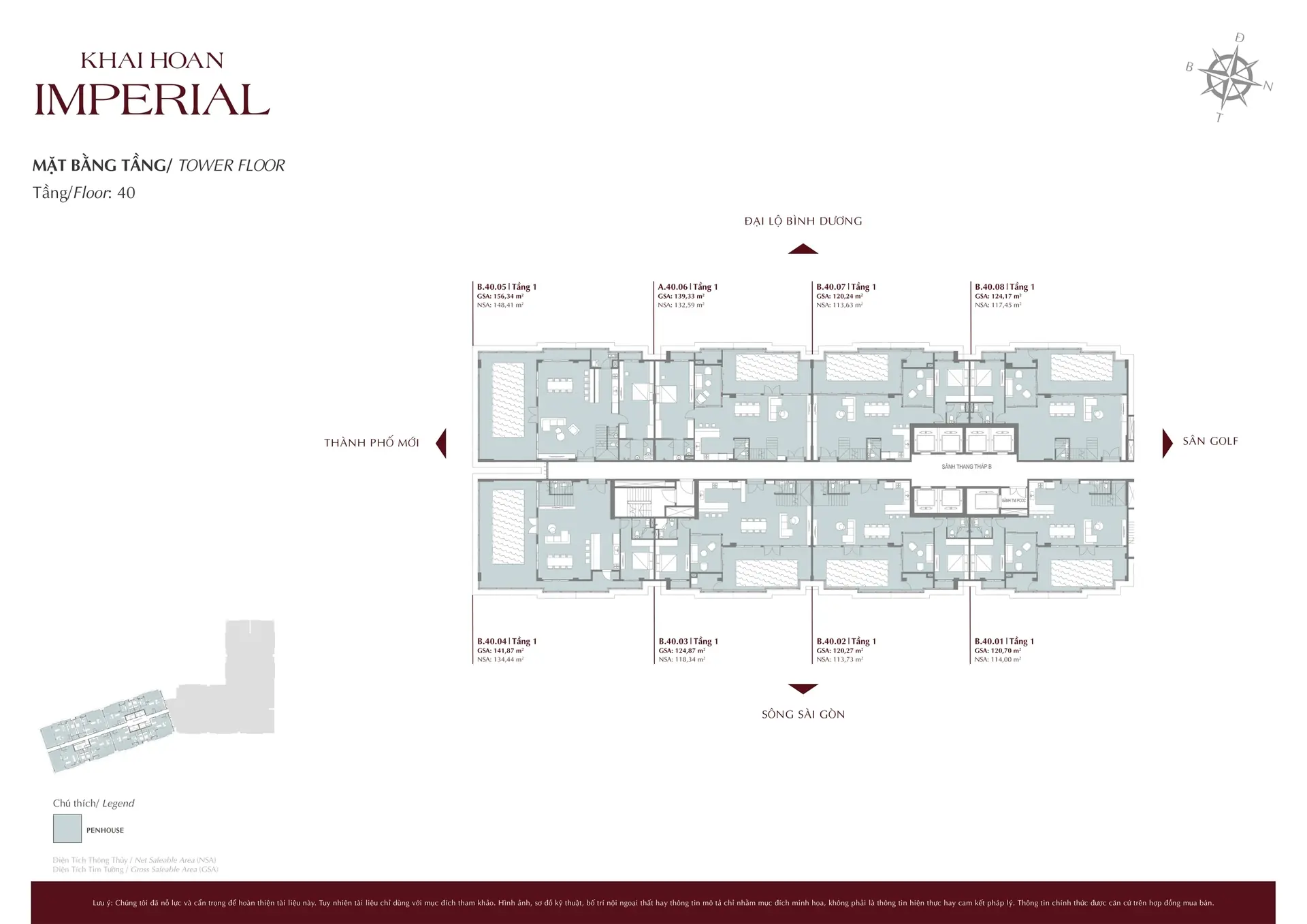 Mặt bằng căn hộ Khải Hoàn Imperial: Thiết kế và layout