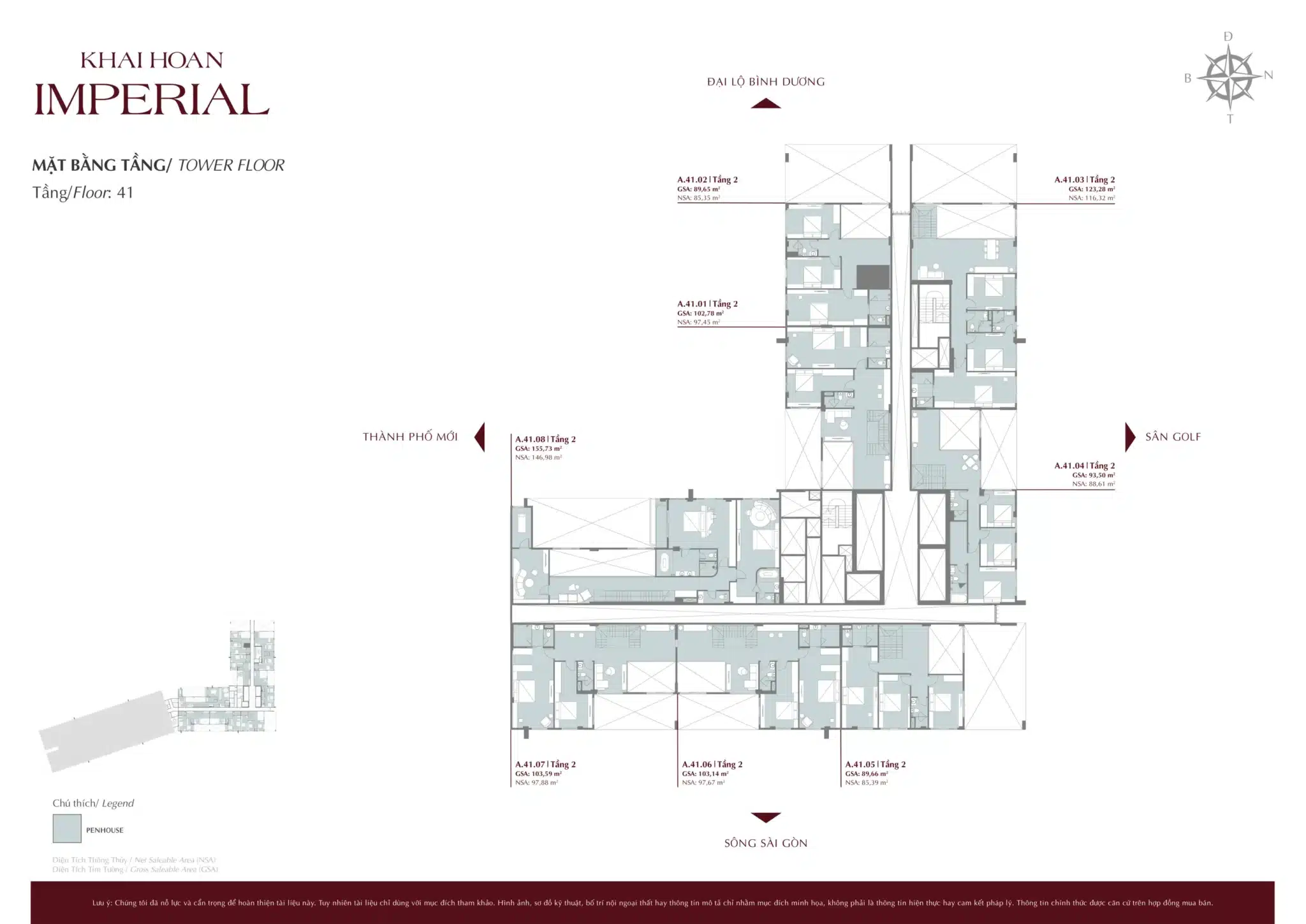 Mặt bằng căn hộ Khải Hoàn Imperial: Thiết kế và layout
