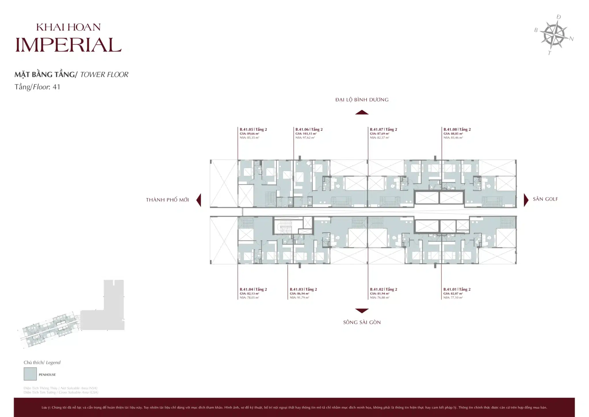 Mặt bằng căn hộ Khải Hoàn Imperial: Thiết kế và layout