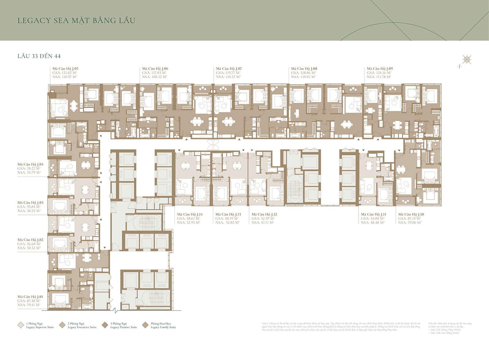 Mặt bằng căn hộ Tòa Sea Grand Marina Saigon layout chi tiết nhất