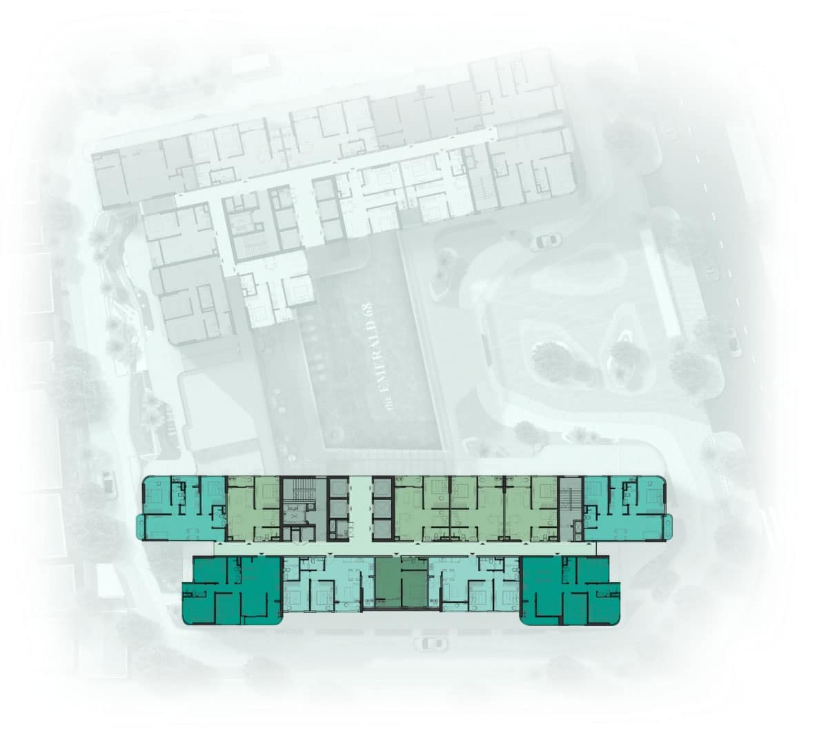 Mặt bằng căn hộ The Emerald 68: Layout, thiết kế chi tiết