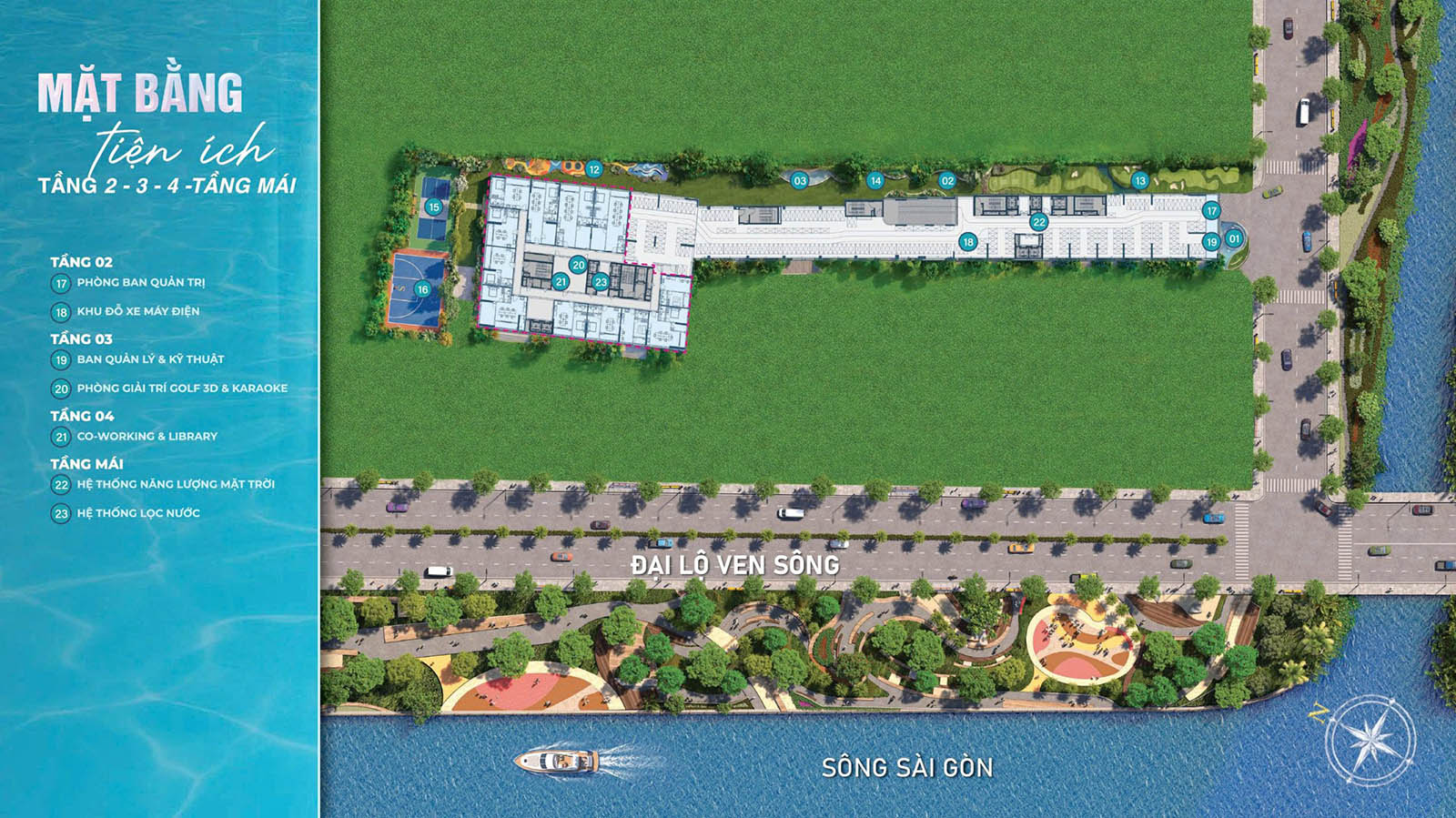 Mặt bằng căn hộ Serena Riverside – Thiết kế tối ưu không gian sống