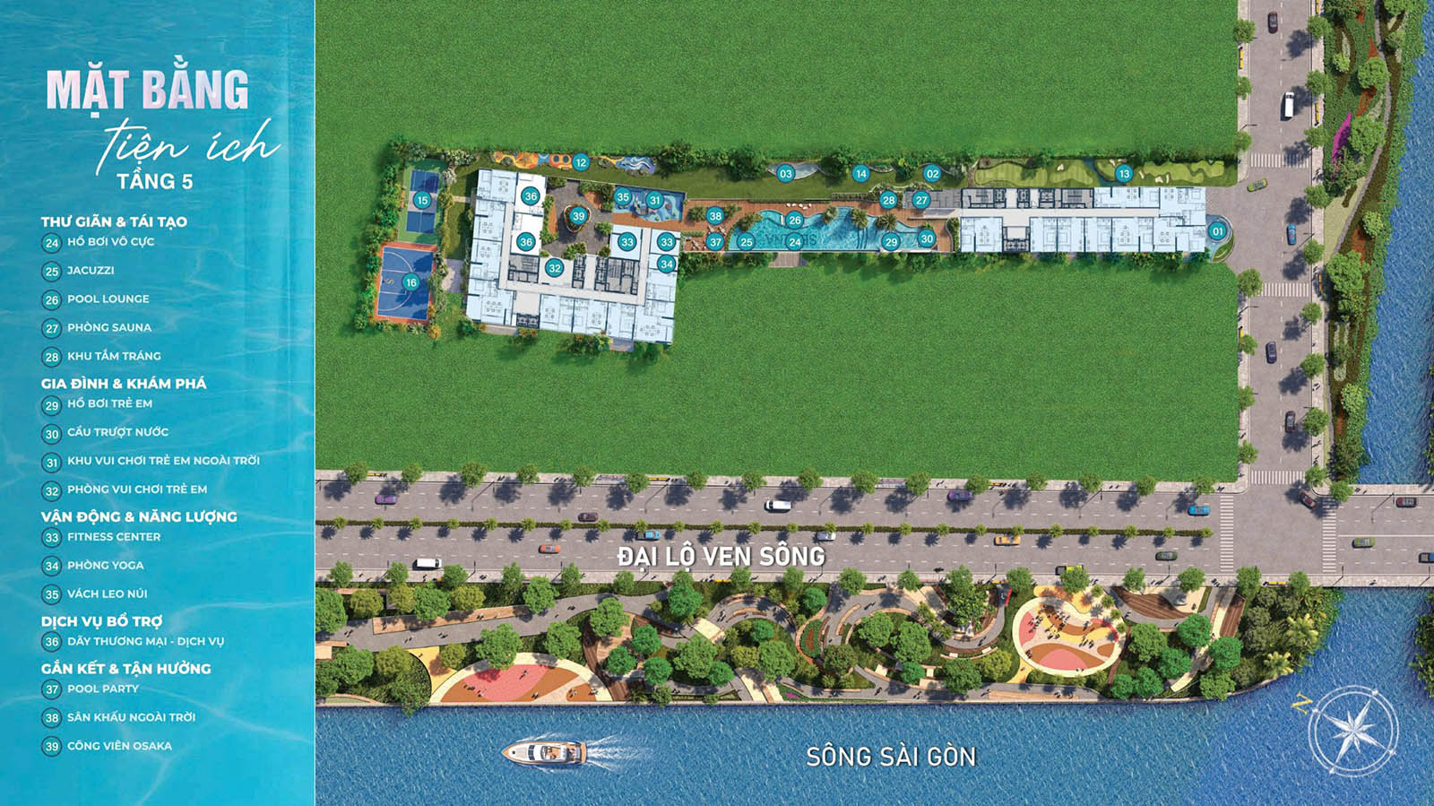 Mặt bằng căn hộ Serena Riverside – Thiết kế tối ưu không gian sống