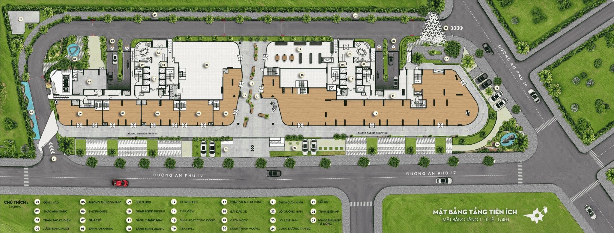 Mặt bằng căn hộ A&K Tower và thiết kế layout chi tiết