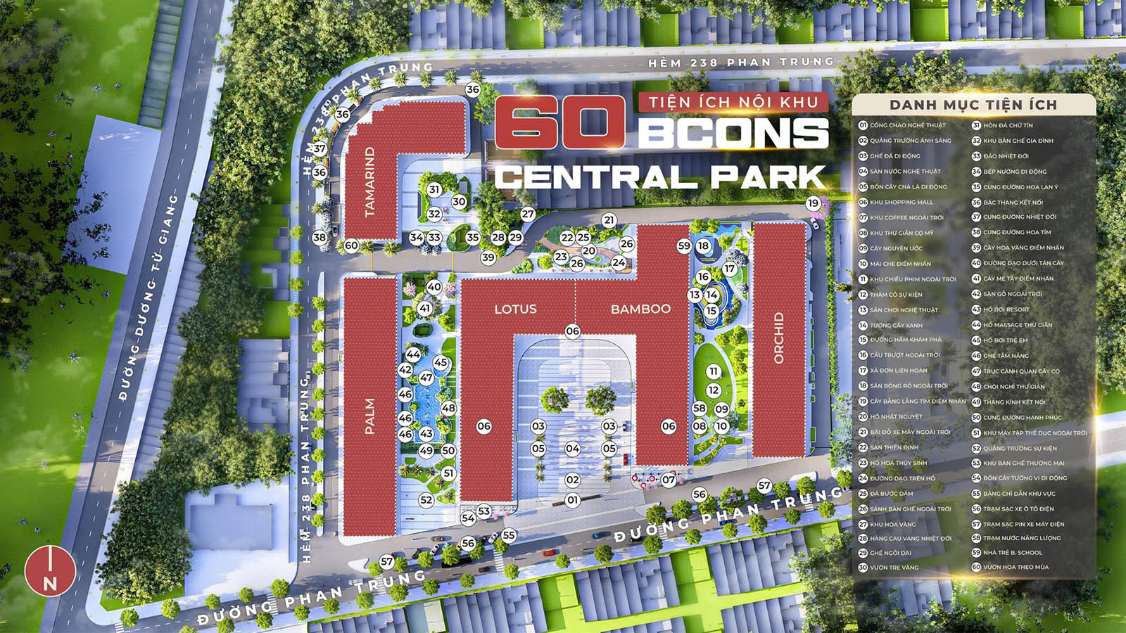 Mặt bằng căn hộ Bcons Central Park