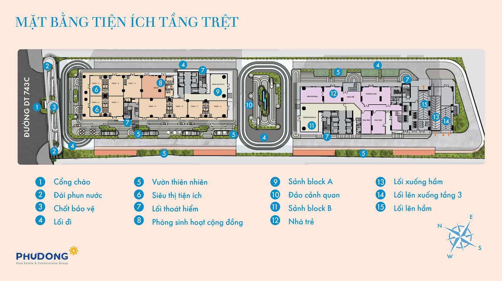 Mặt bằng căn hộ Phú Đông SkyOne: Layout, diện tích chi tiết