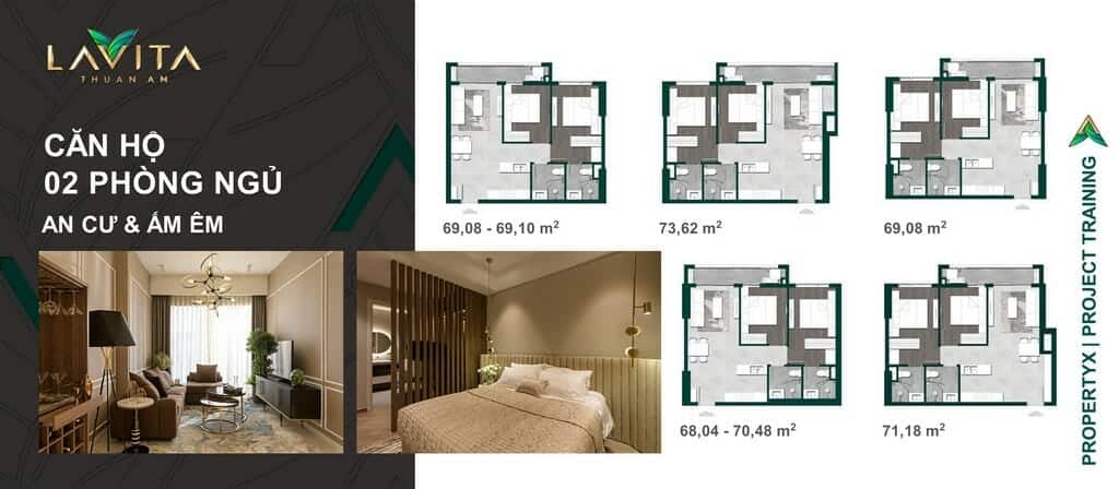 Mặt bằng căn hộ Lavita Thuận An