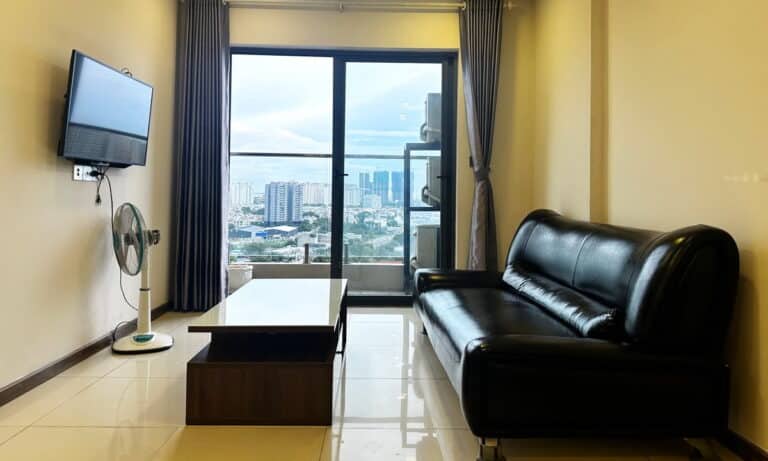 De Capella cho thuê căn hộ 2 phòng ngủ đầy đủ nội thất lầu cao view L81