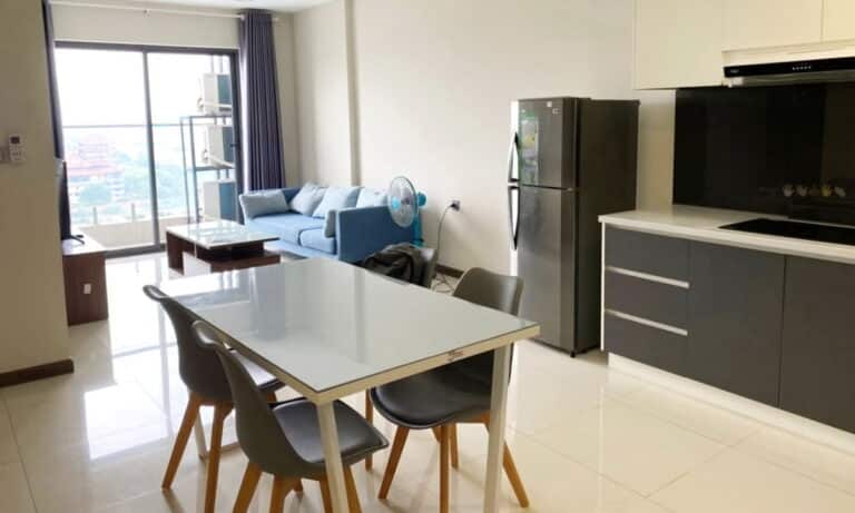 De Capella cho thuê căn hộ 2 phòng ngủ nội thất đầy đủ lầu cao view mát