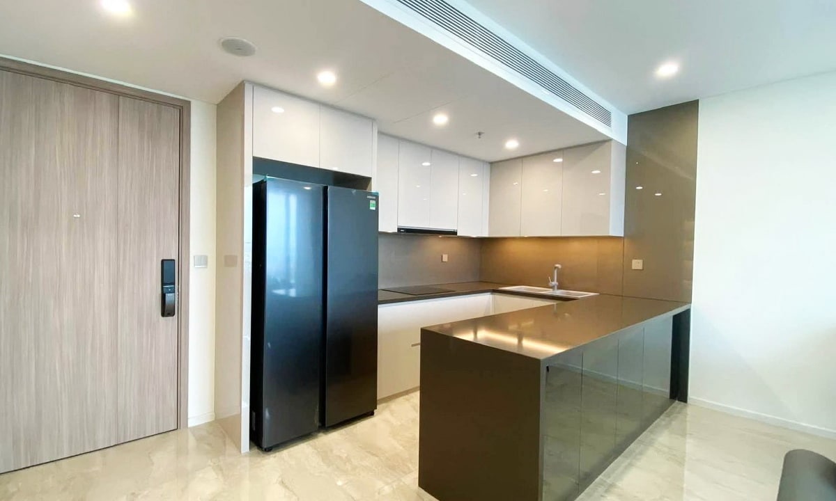Thảo Điền Green bán căn 2 phòng ngủ 85m2 đủ nội thất lầu cao view sông