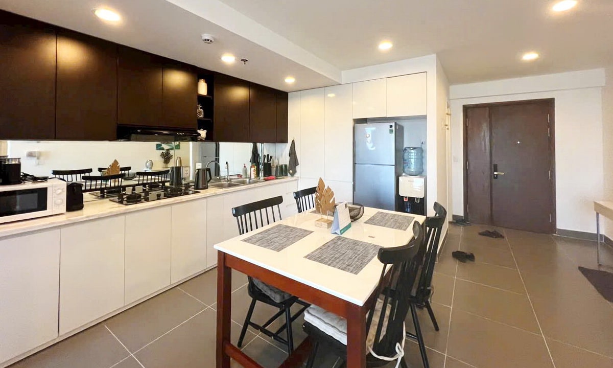 Tropic Garden bán căn hộ 2 phòng ngủ 88m2 đủ nội thất lầu cao view thoáng