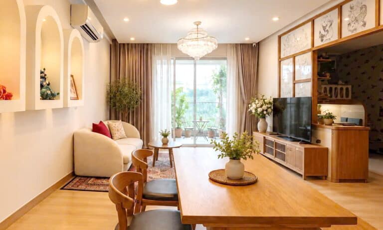 Tropic Garden bán căn hộ 3 phòng ngủ 100m2 nhà rất đẹp lầu cao view sông