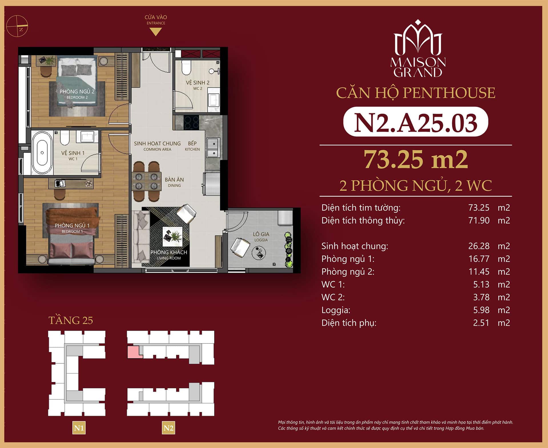 Penthouse Maison Grand – Không gian sống cao cấp giữa đô thị cảng