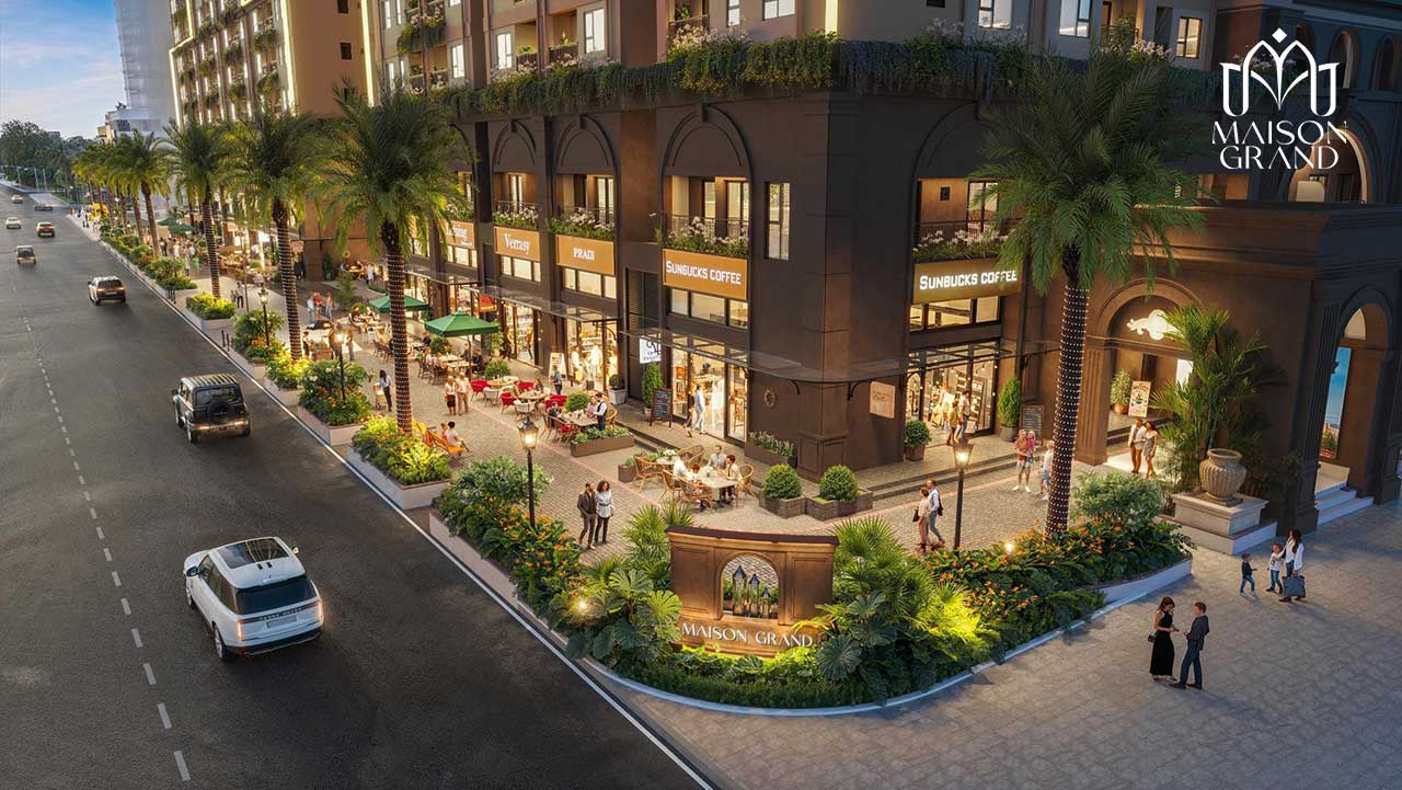 Shophouse Maison Grand – Cơ hội đầu tư thương mại tại Phú Mỹ