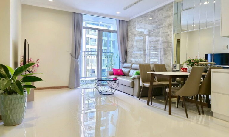 Vinhomes Central Park cho thuê căn hộ 1 phòng ngủ đẹp lầu cao view sông