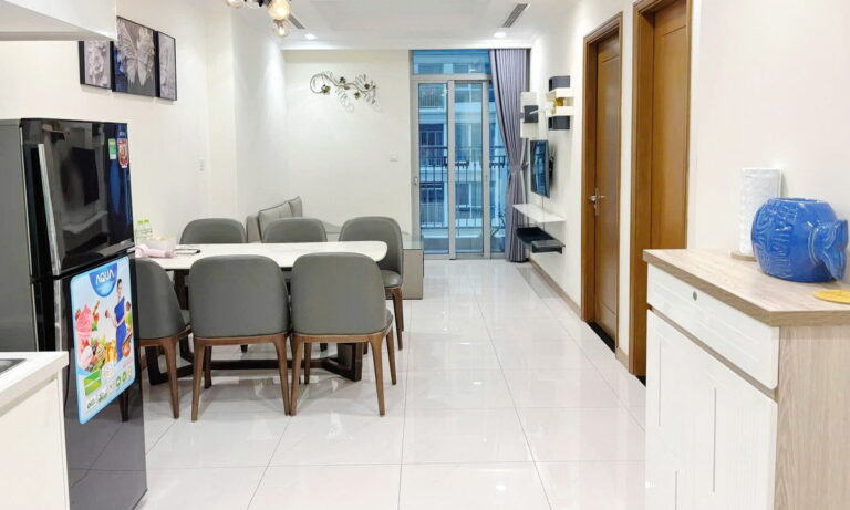 Vinhomes Central Park cho thuê căn hộ 1 phòng ngủ full nội thất lầu cao mát