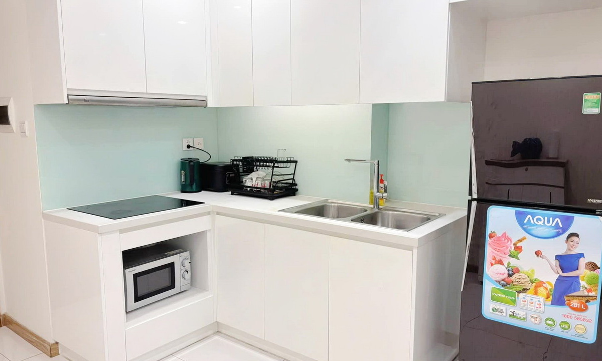 Vinhomes Central Park cho thuê căn hộ 1 phòng ngủ full nội thất lầu cao mát