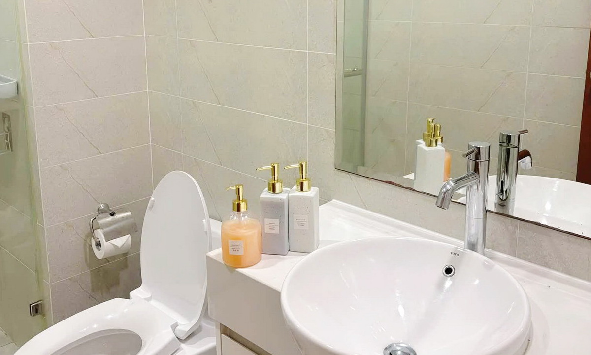 Vinhomes Central Park cho thuê căn hộ 1 phòng ngủ full nội thất lầu cao mát