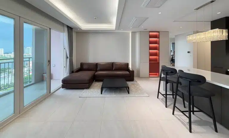 Xi Riverview cho thuê căn hộ 3 phòng ngủ nội thất đẹp lầu cao view sông