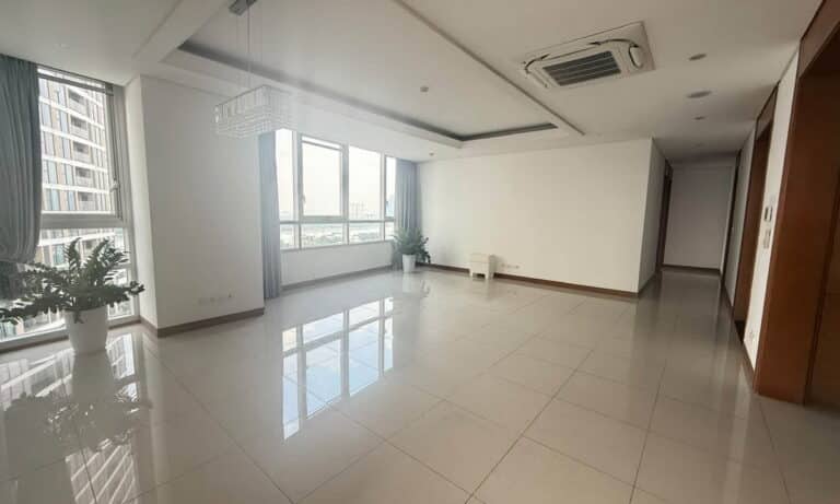 Xi Riverview cho thuê căn hộ 3 phòng ngủ nội thất cơ bản lầu cao view sông