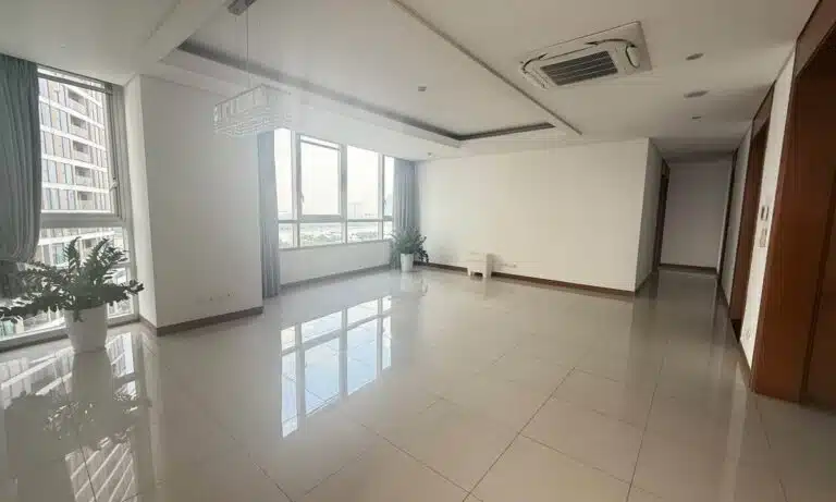 Xi Riverview cho thuê căn hộ 3 phòng ngủ nội thất cơ bản lầu cao view sông
