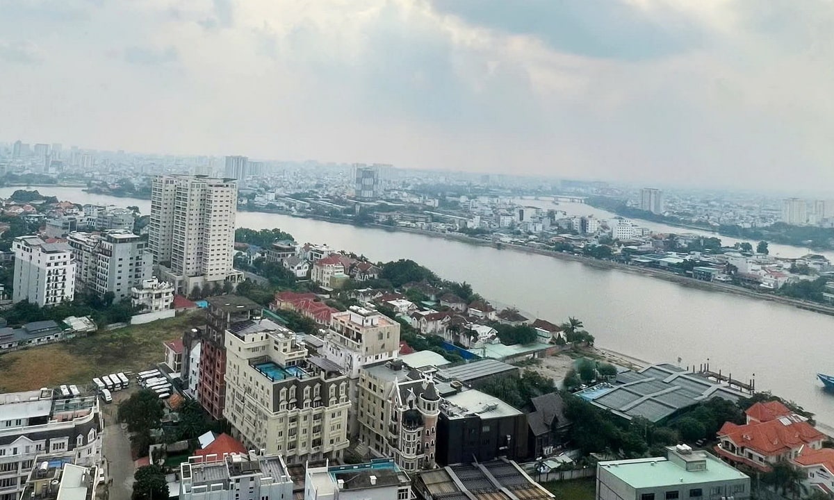 Xi Riverview cho thuê căn hộ 3 phòng ngủ nội thất xịn sò lầu cao view sông