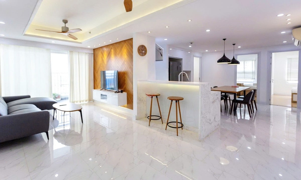 Sunrise City View cho thuê căn hộ 2 phòng ngủ nhà đẹp tầng cao thoáng