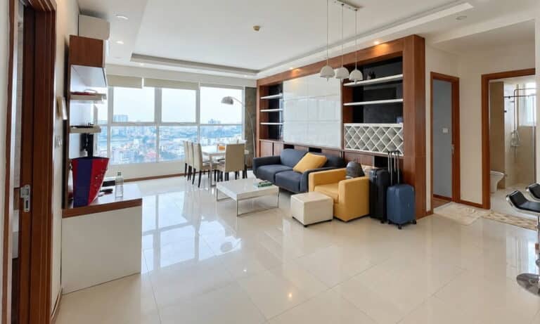 Thảo Điền Pearl cho thuê 3 phòng ngủ đầy đủ nội thất lầu 12 view sông L81