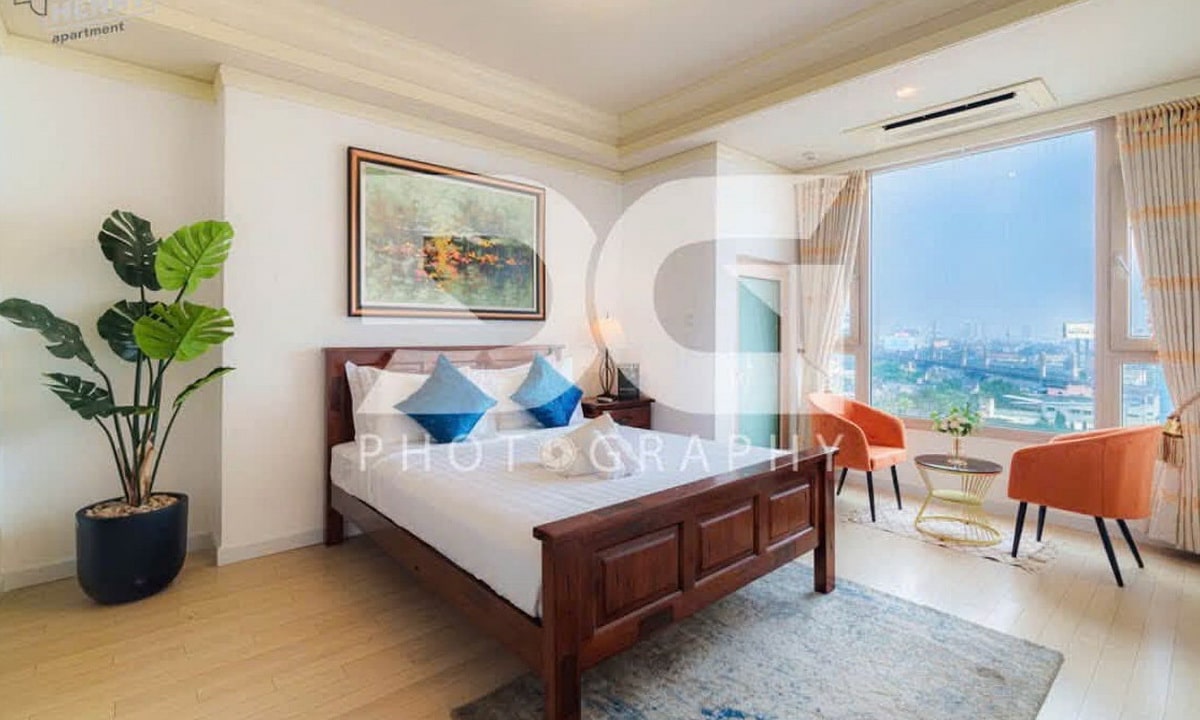 Cantavil Hoàn Cầu cho thuê căn hộ 3 phòng đầy đủ nội thất view L81 thoáng