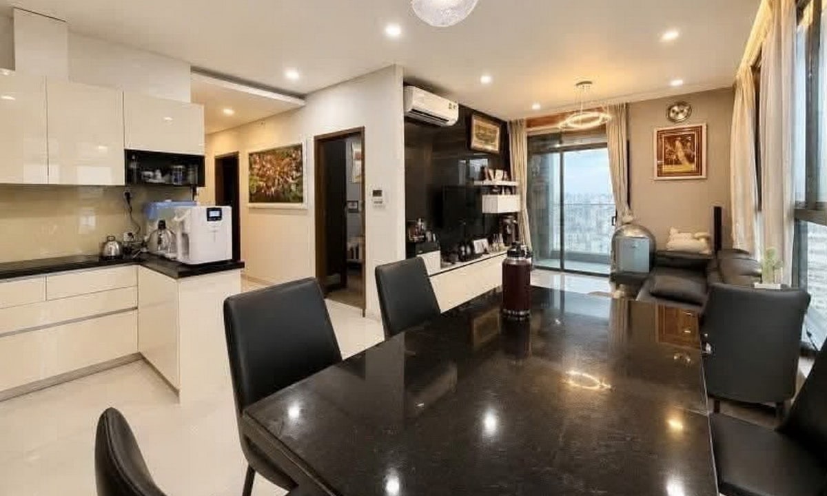 Pearl Plaza bán căn hộ 3 phòng ngủ 122m2 đầy đủ nội thất lầu cao view L81