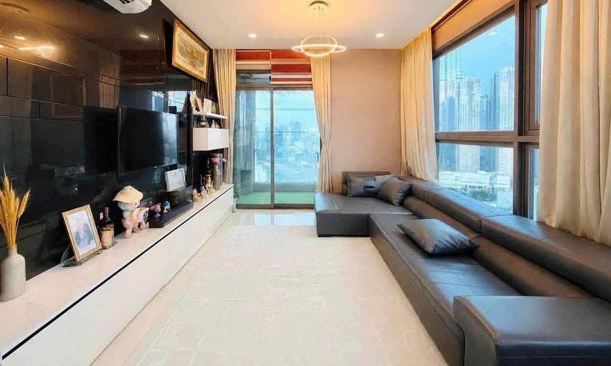 Pearl Plaza bán căn hộ 3 phòng ngủ 122m2 đầy đủ nội thất lầu cao view L81